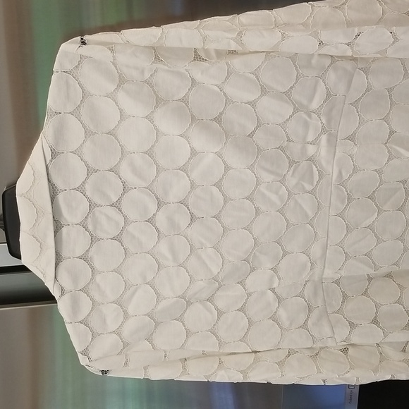 💕TRINA TURK💕 Overlook Dress ~ Sun Medallion Lace Whitewash 14 NWT - Picture 8 of 12